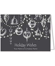 Cards: Chalkboard Greetings Holiday Card